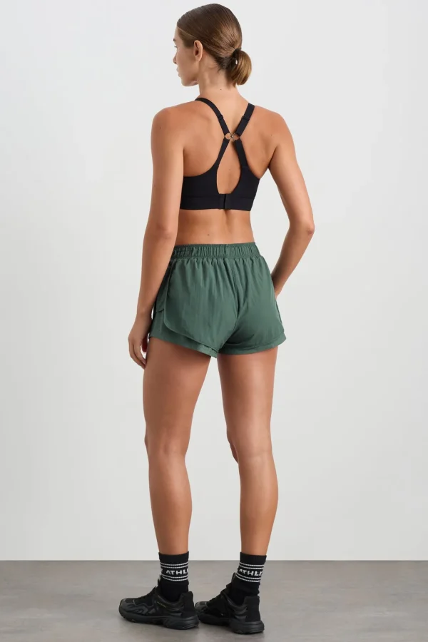 Perforated Spray Shorts 019