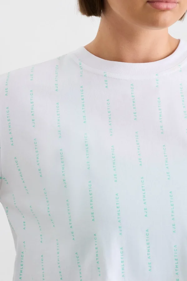 Pinstripe Crop Tee 105