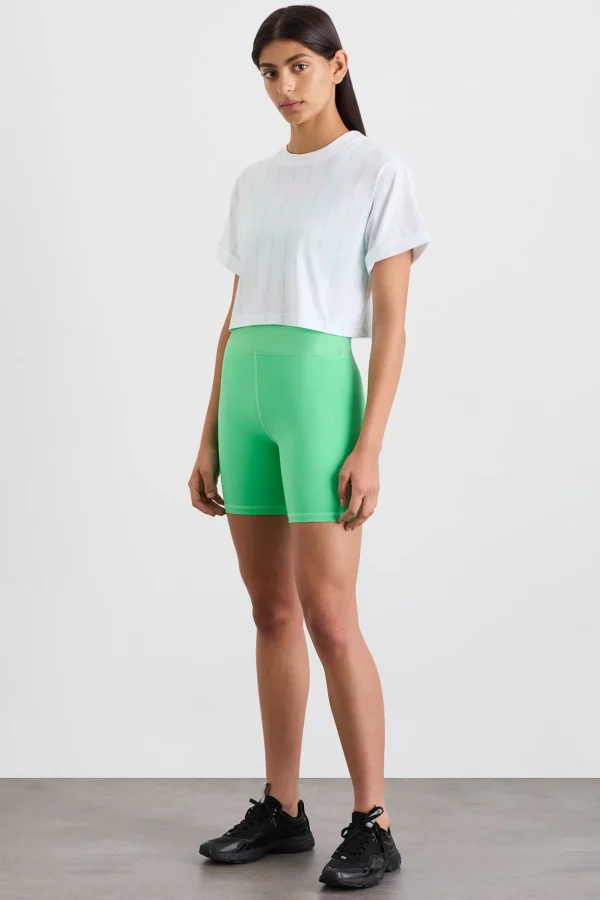 Pinstripe Crop Tee 105