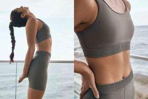 Pintuck Effect Sports Bra 327