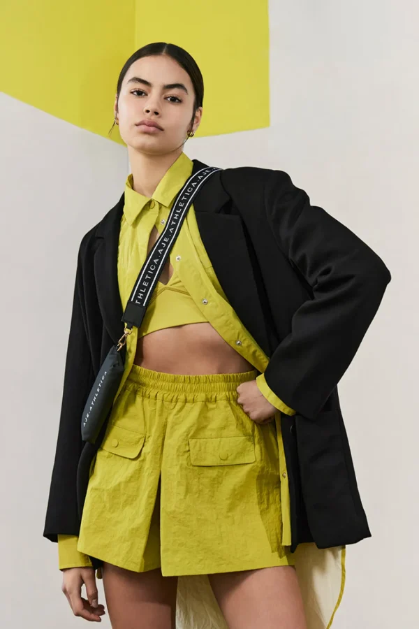 Pleated Spray Mini Short 648