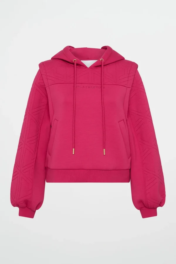 Quilted Logo Scuba Hoodie 418