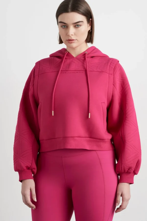 Quilted Logo Scuba Hoodie 418