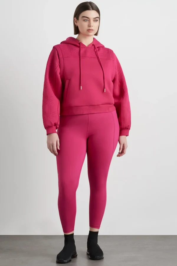 Quilted Logo Scuba Hoodie 418