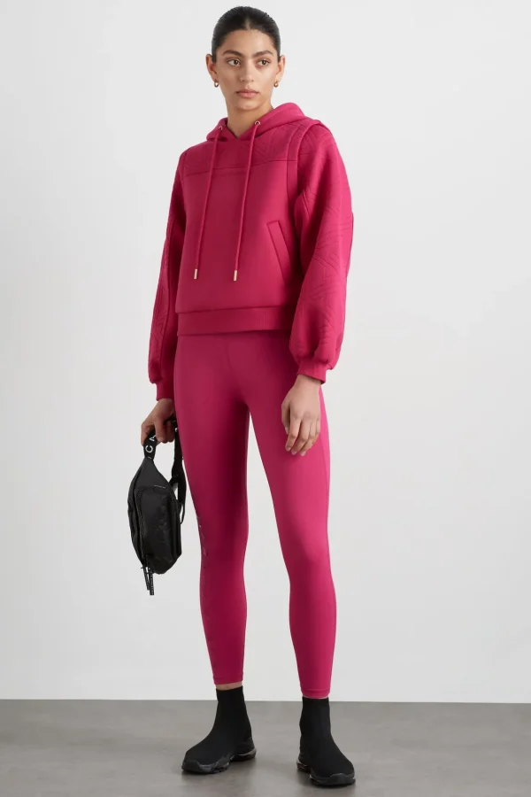 Quilted Logo Scuba Hoodie 418