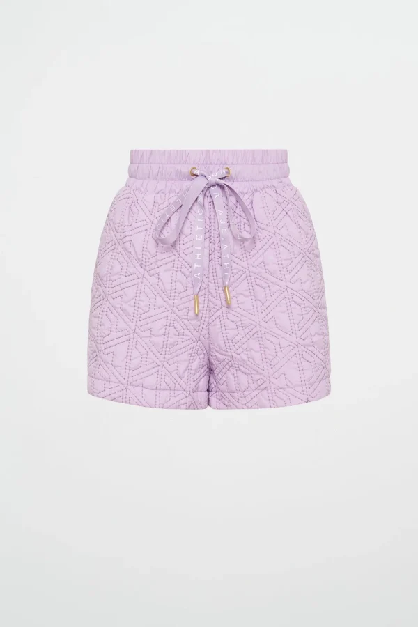 Quilted Logo Spray Shorts 623
