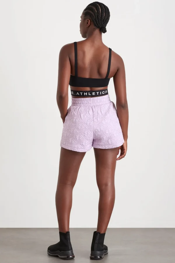 Quilted Logo Spray Shorts 623