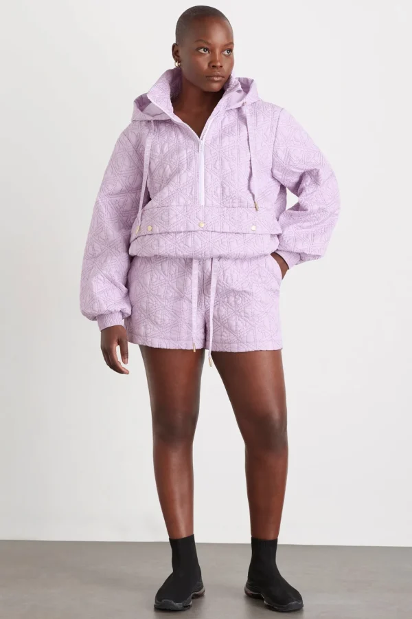 Quilted Logo Spray Shorts 623