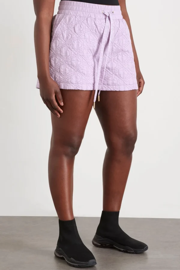 Quilted Logo Spray Shorts 623