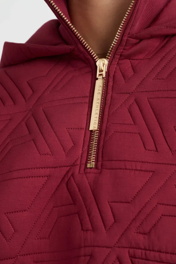 Quilted Scuba Hoodie 729