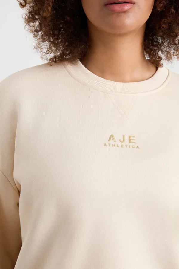 Relaxed Logo Crew Jumper 417