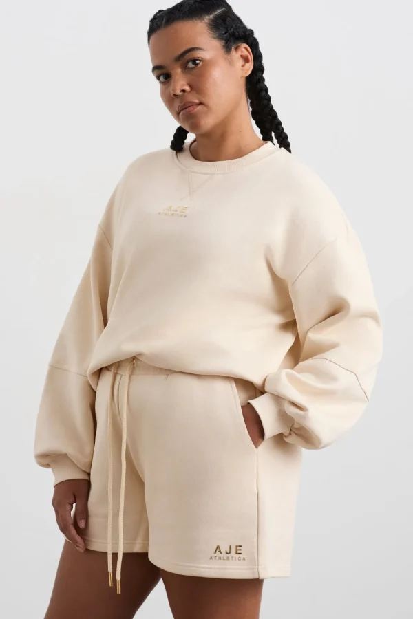 Relaxed Logo Crew Jumper 417
