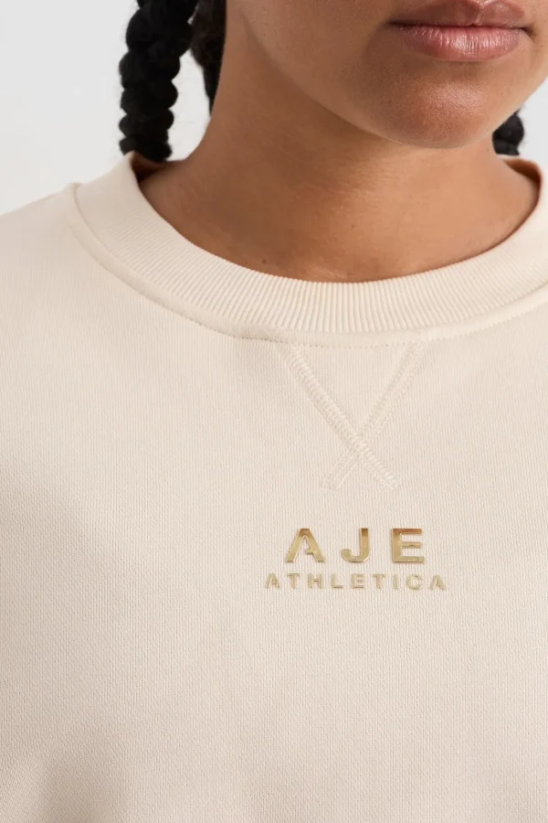 Relaxed Logo Crew Jumper 417