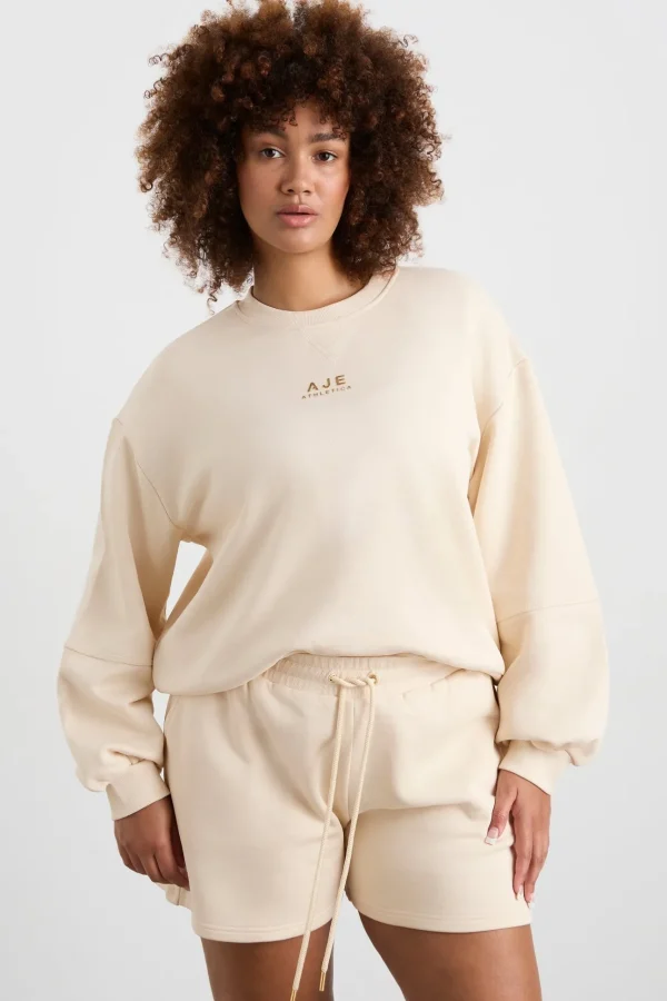 Relaxed Logo Crew Jumper 417
