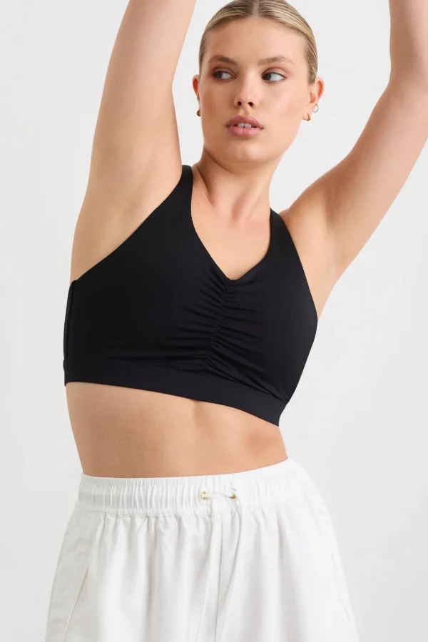 Ruched Crossback Bra 353