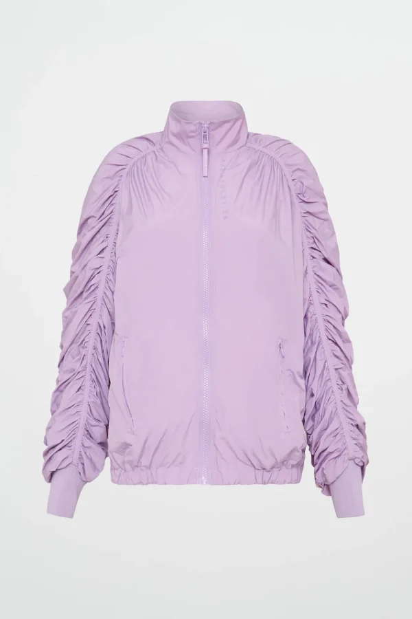 Ruched Hood Spray Jacket 736