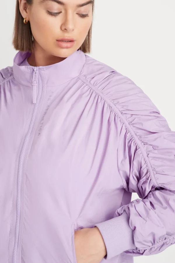 Ruched Hood Spray Jacket 736