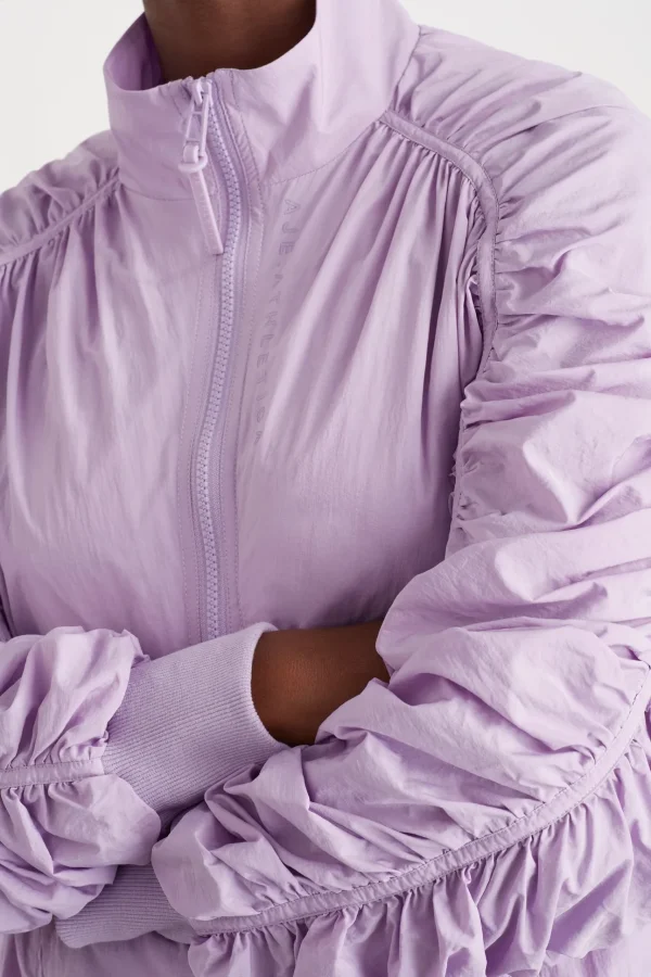 Ruched Hood Spray Jacket 736