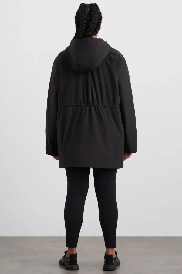 Ruched Longline Parka 767