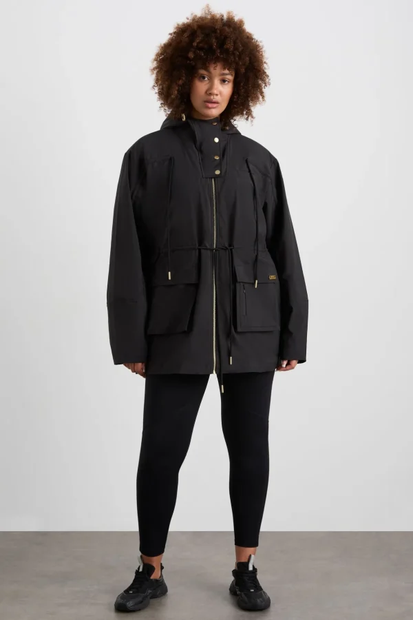 Ruched Longline Parka 767