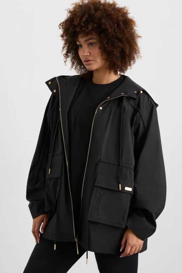 Ruched Longline Parka 767