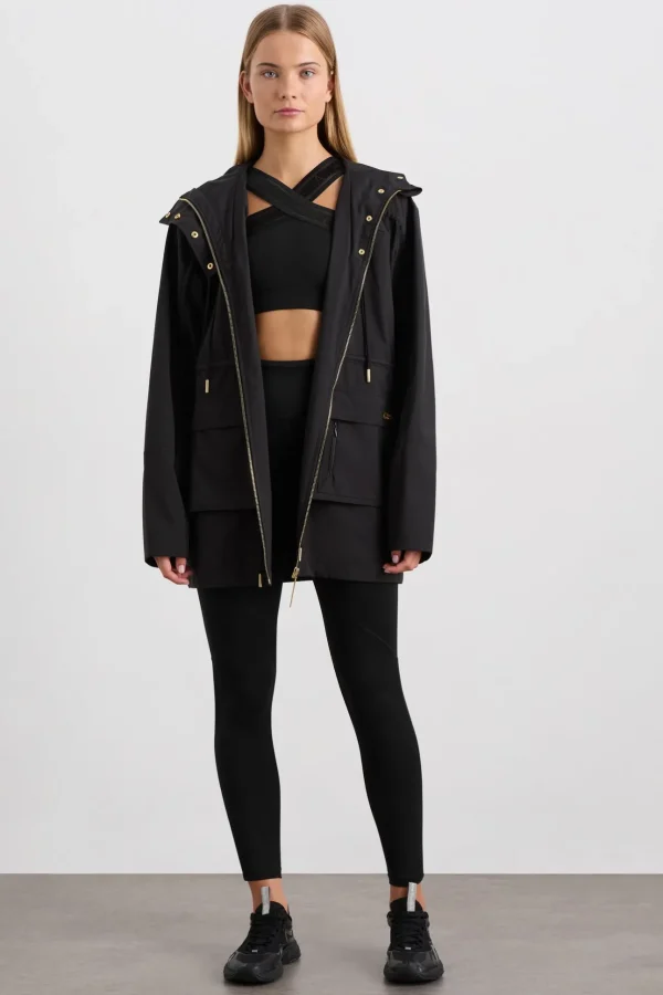 Ruched Longline Parka 767