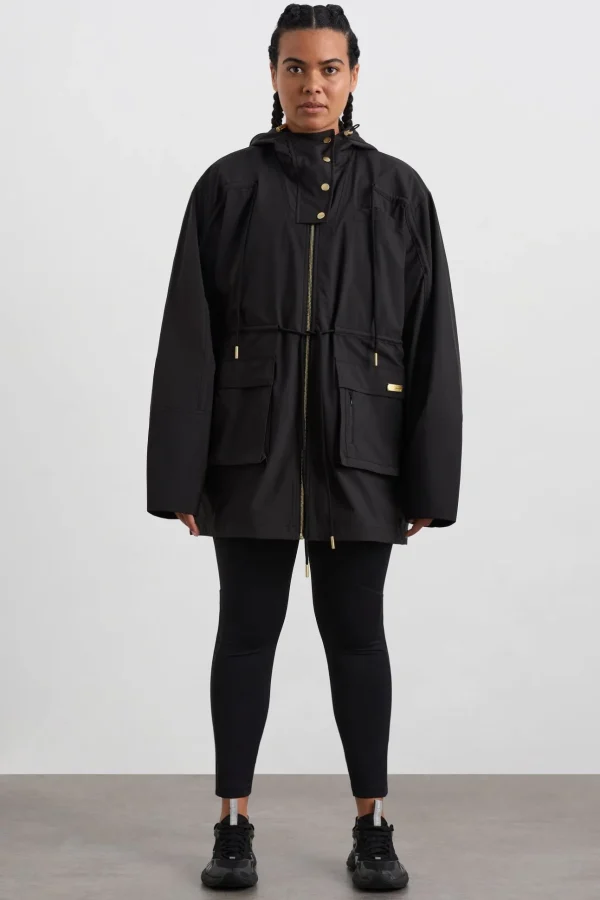 Ruched Longline Parka 767