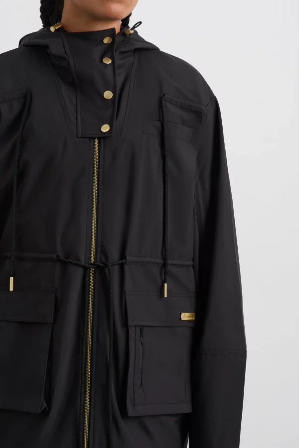 Ruched Longline Parka 767