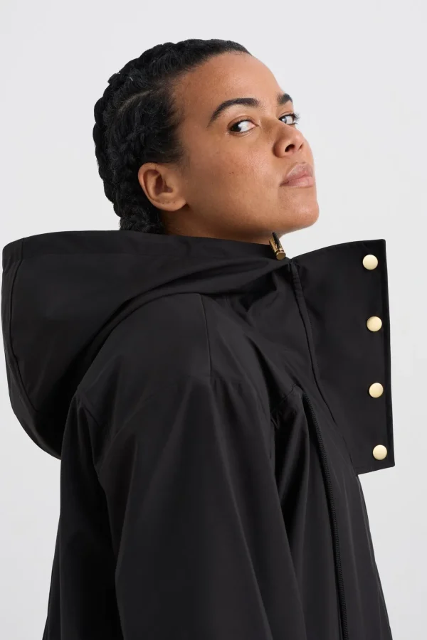 Ruched Longline Parka 767