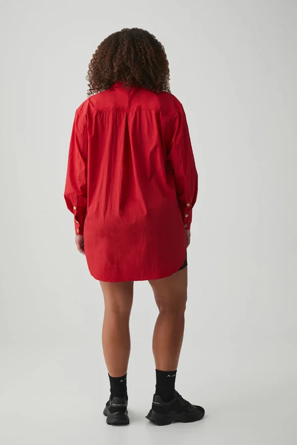 Side Split Windbreaker Shirt 406
