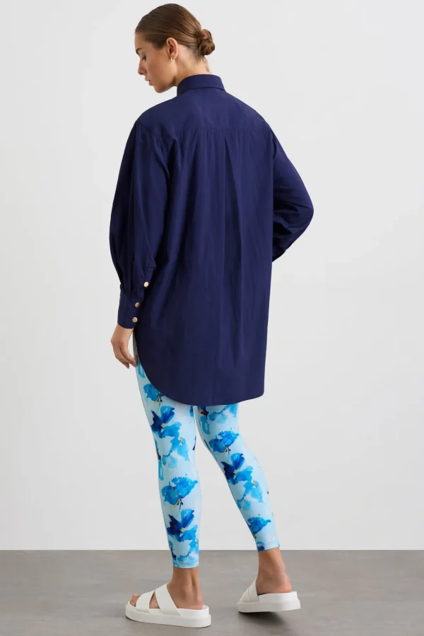 Side Split Windbreaker Shirt 406