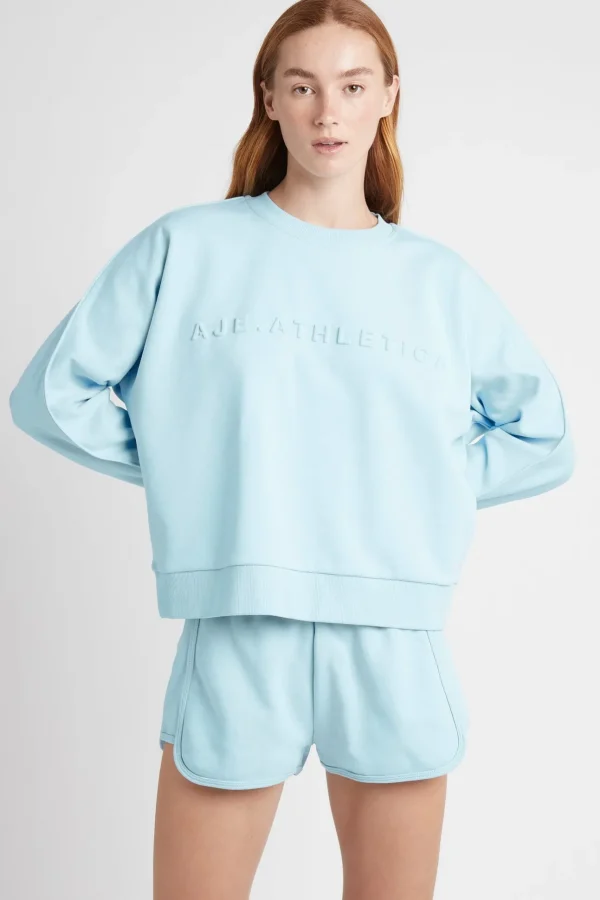 Signature Embossed Logo Crew Jumper 401