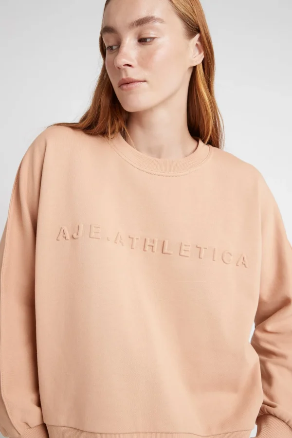 Signature Embossed Logo Crew Jumper 401