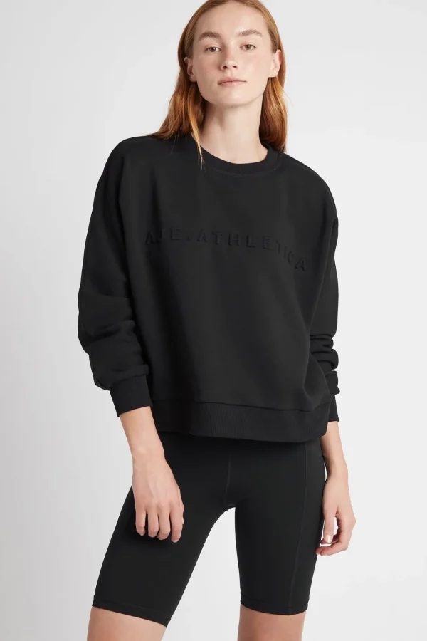 Signature Embossed Logo Crew Jumper 401