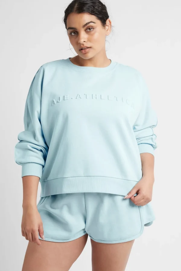 Signature Embossed Logo Crew Jumper 401
