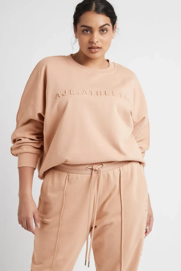 Signature Embossed Logo Crew Jumper 401