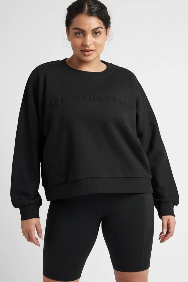 Signature Embossed Logo Crew Jumper 401