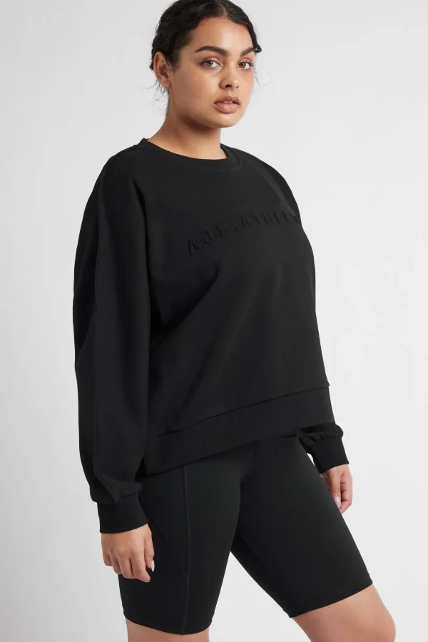 Signature Embossed Logo Crew Jumper 401