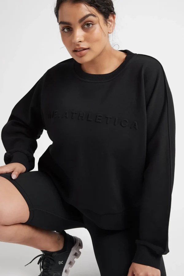Signature Embossed Logo Crew Jumper 401