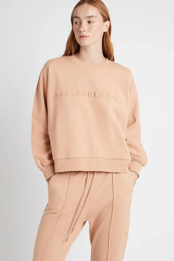 Signature Embossed Logo Crew Jumper 401
