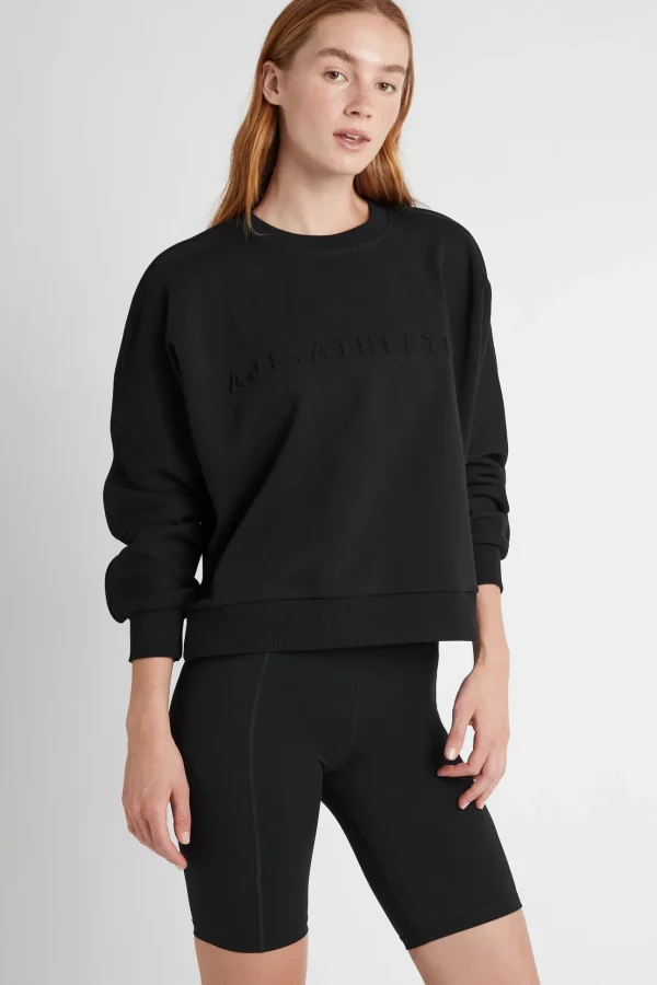 Signature Embossed Logo Crew Jumper 401