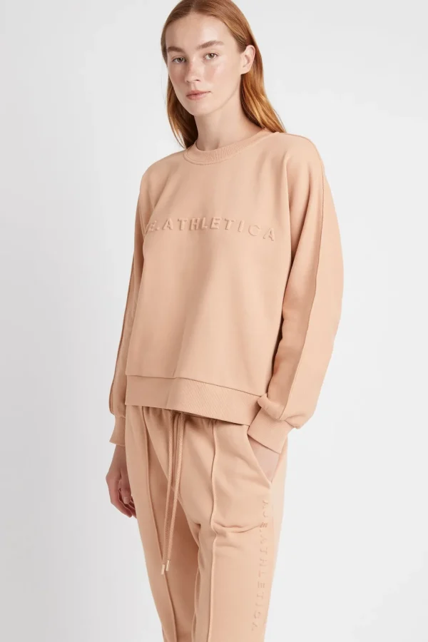 Signature Embossed Logo Crew Jumper 401