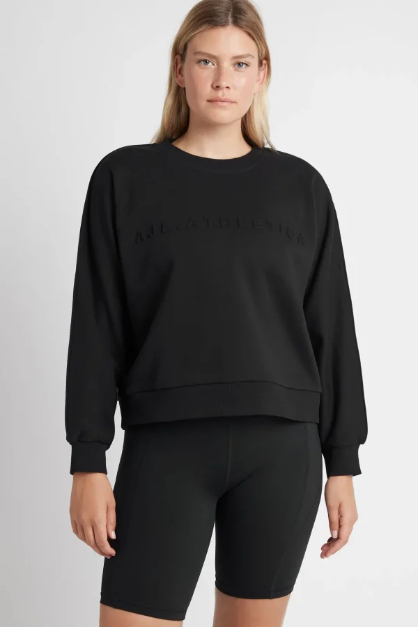 Signature Embossed Logo Crew Jumper 401
