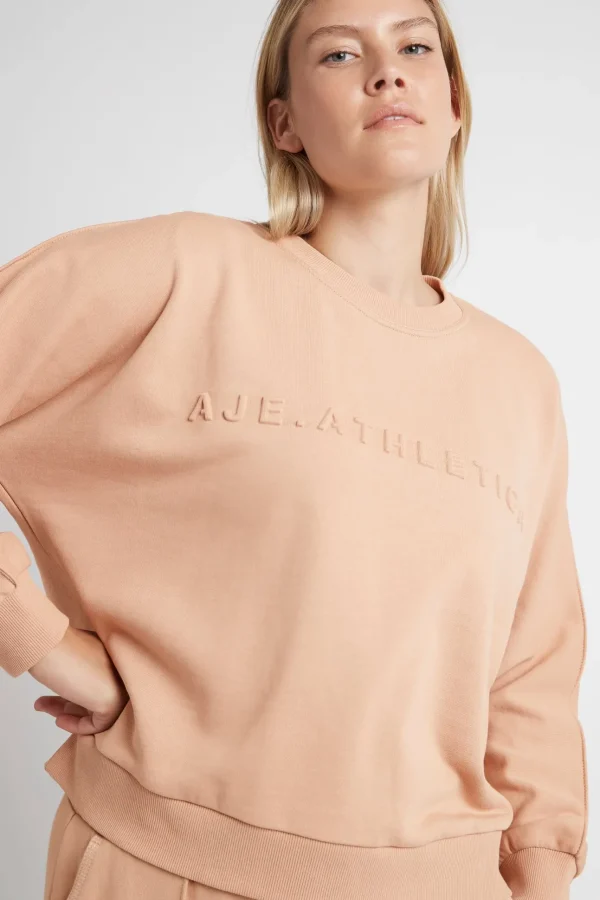 Signature Embossed Logo Crew Jumper 401