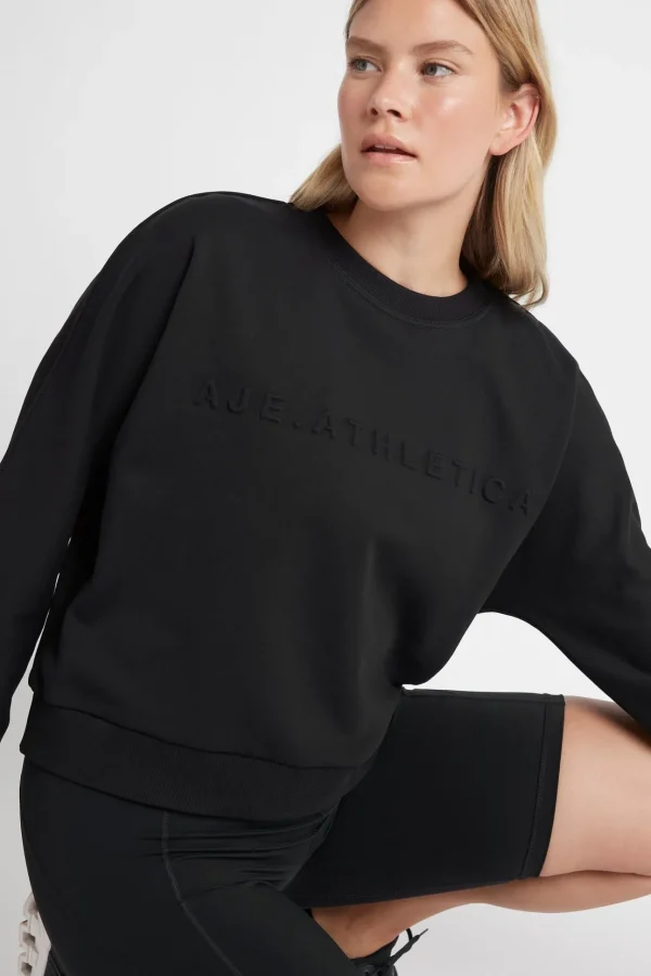 Signature Embossed Logo Crew Jumper 401