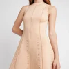 Signature Logo Spacer Knit Mini Dress 802