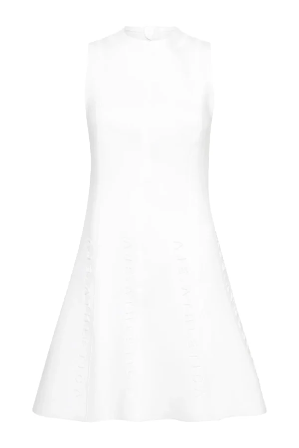 Signature Logo Spacer Knit Mini Dress 802