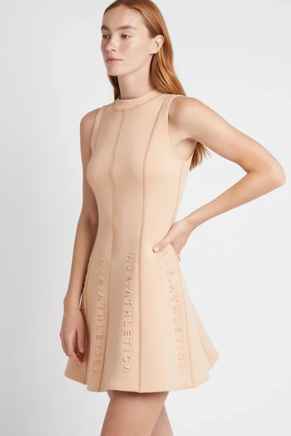 Signature Logo Spacer Knit Mini Dress 802