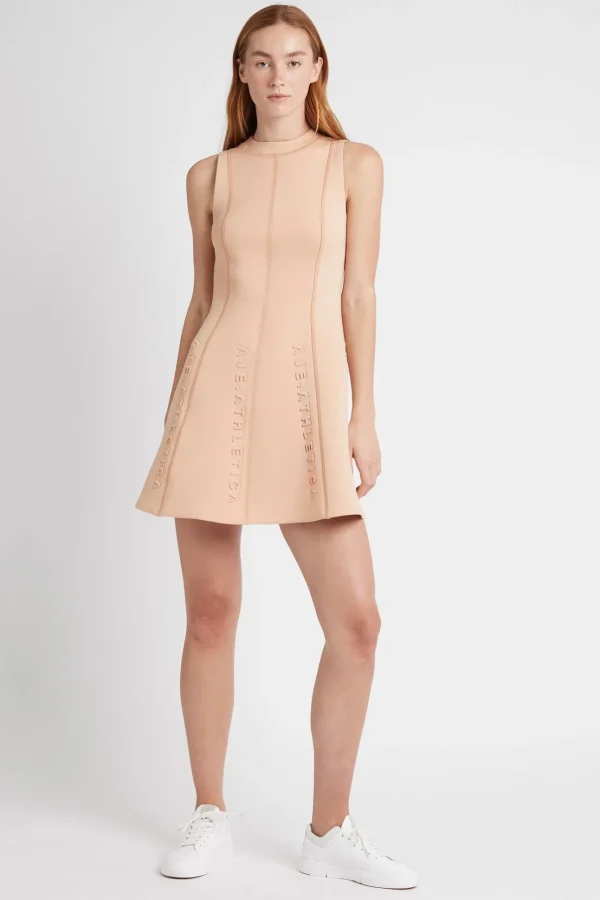 Signature Logo Spacer Knit Mini Dress 802
