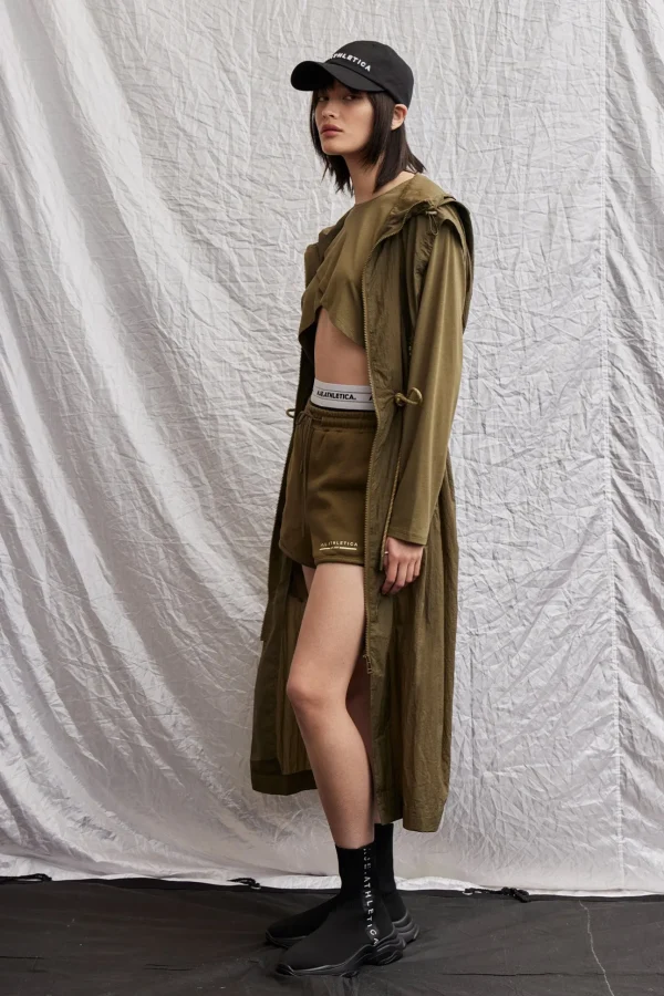 Sleeveless Hooded Trench 783